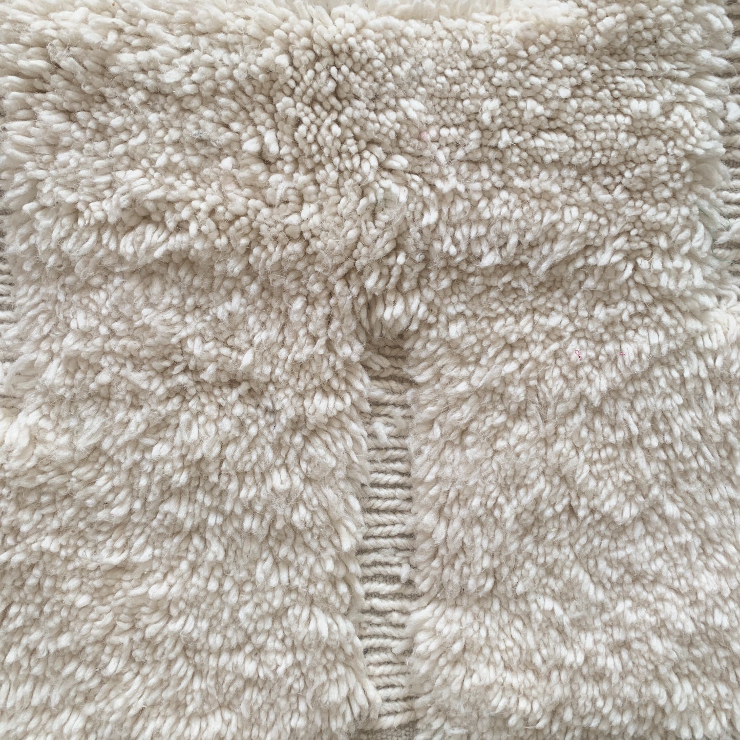 Tapis berbère Beni Ouarain n°2998 - Labyrinthe White