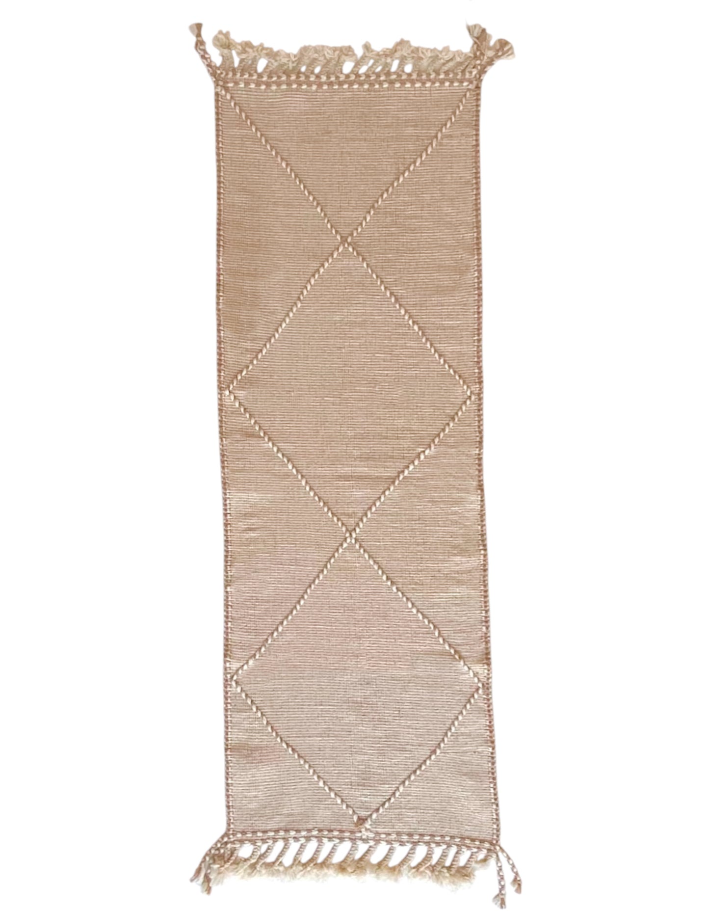 Tapis berbère couloir n°3234 - Ligne - 242 x 76 cm