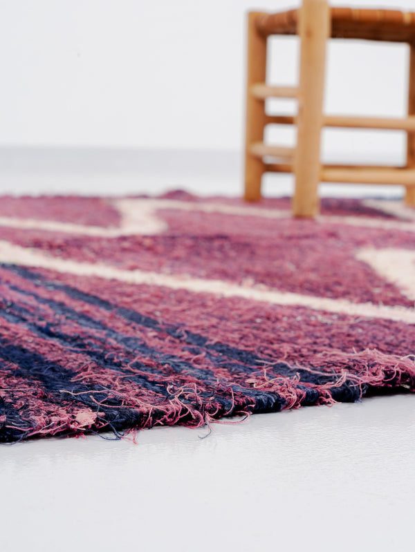 Tapis berbère Kilim Boucherouite