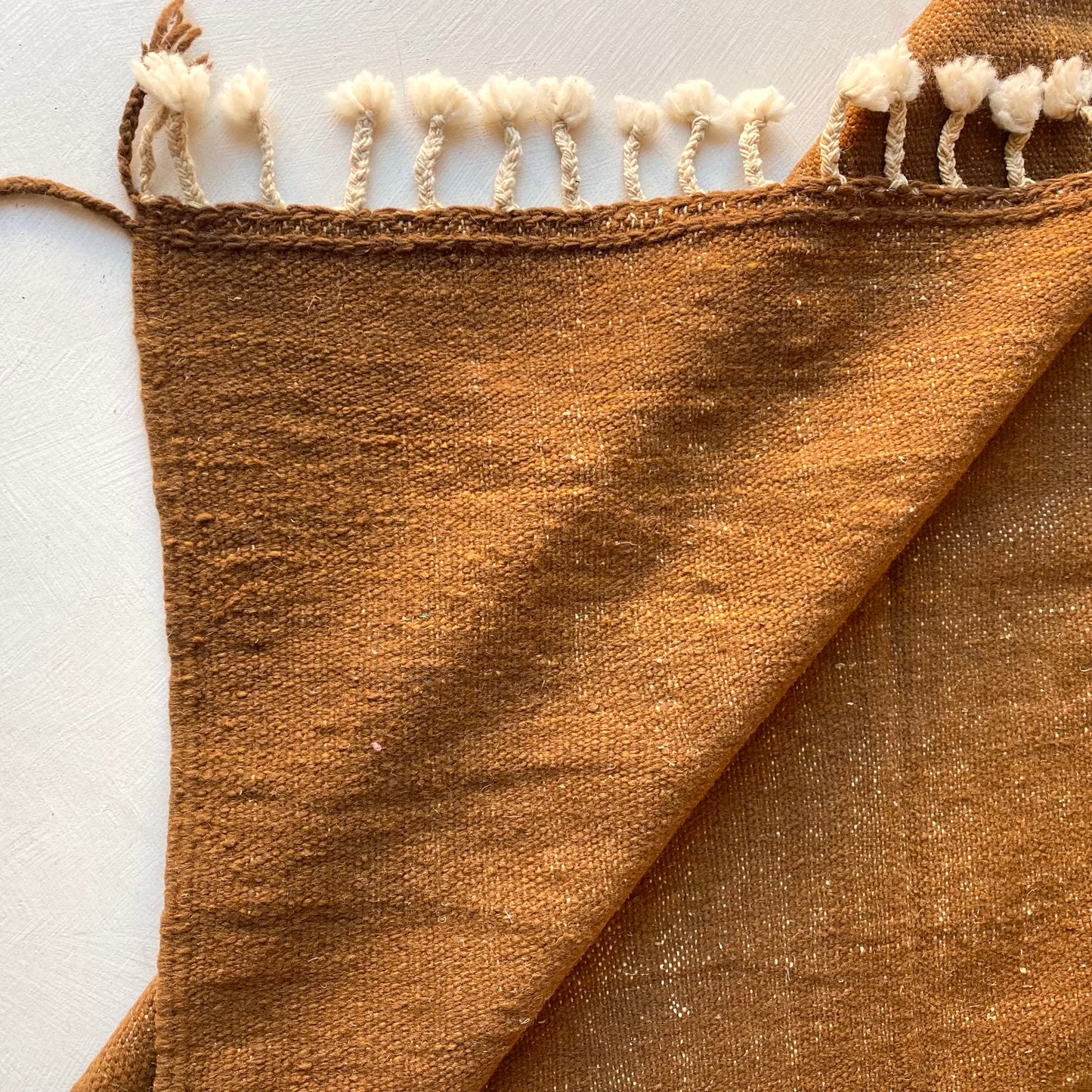 Tapis berbère Kilim n°3233 - Brownie - 246 x 171 cm