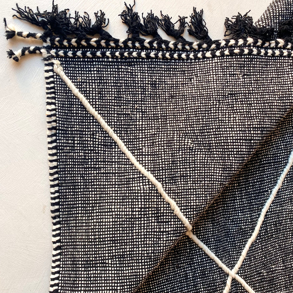 Tapis berbère Kilim n°3239 - Night - 240 x 154 cm