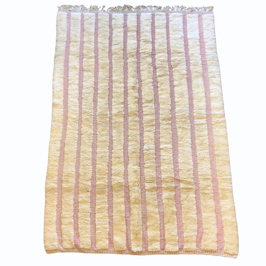 Tapis berbère Mrirt n°2553 - Ruban - 320 x 218 cm