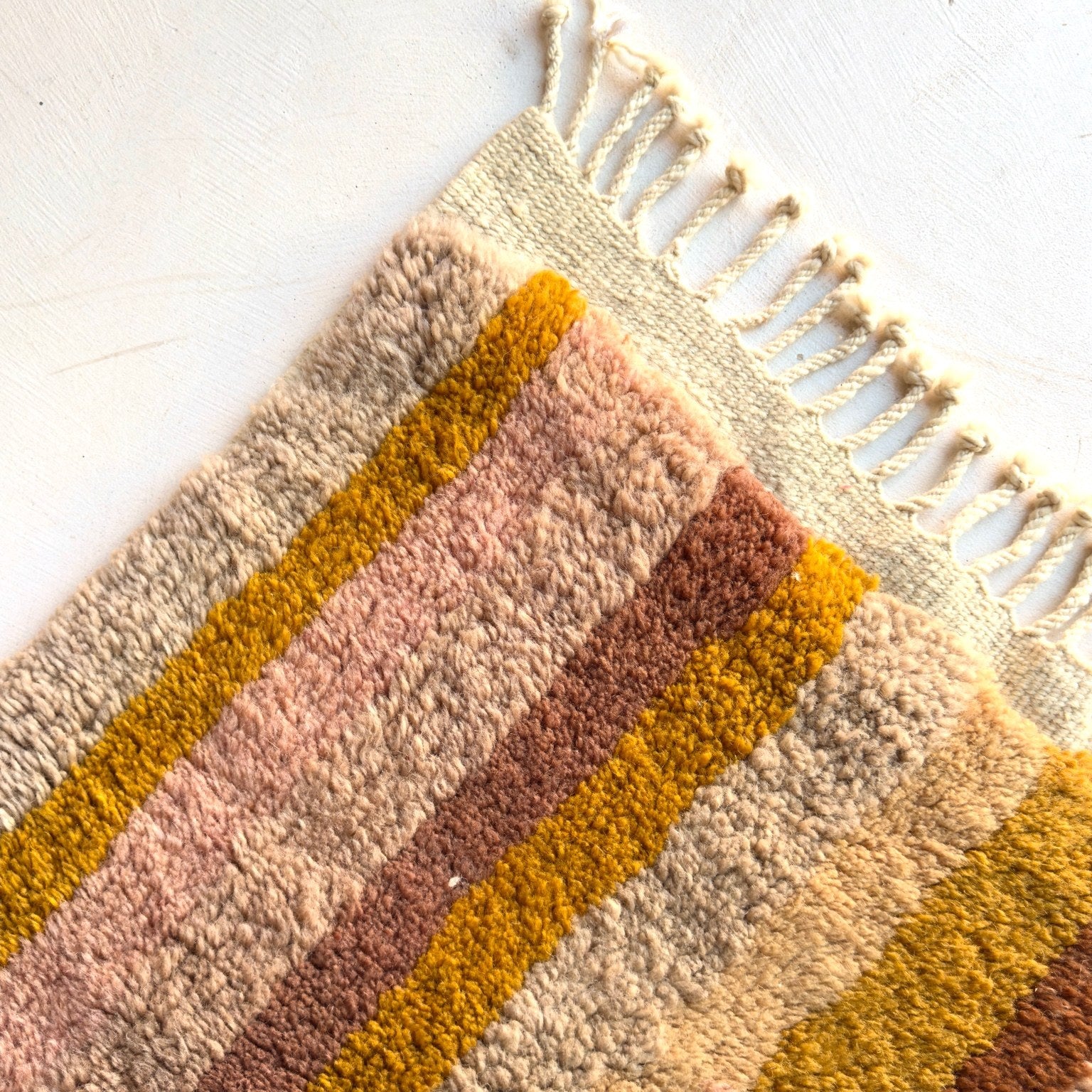 Tapis berbère Mrirt couloir n°3261- Snickers - 323 x 84 cm