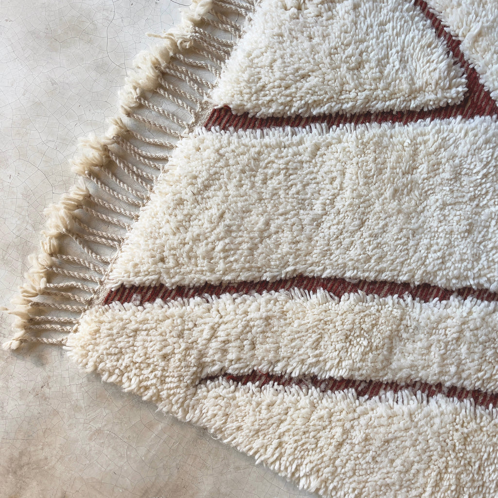 Berber Beni Ouarain rug #3076 - Terracotta