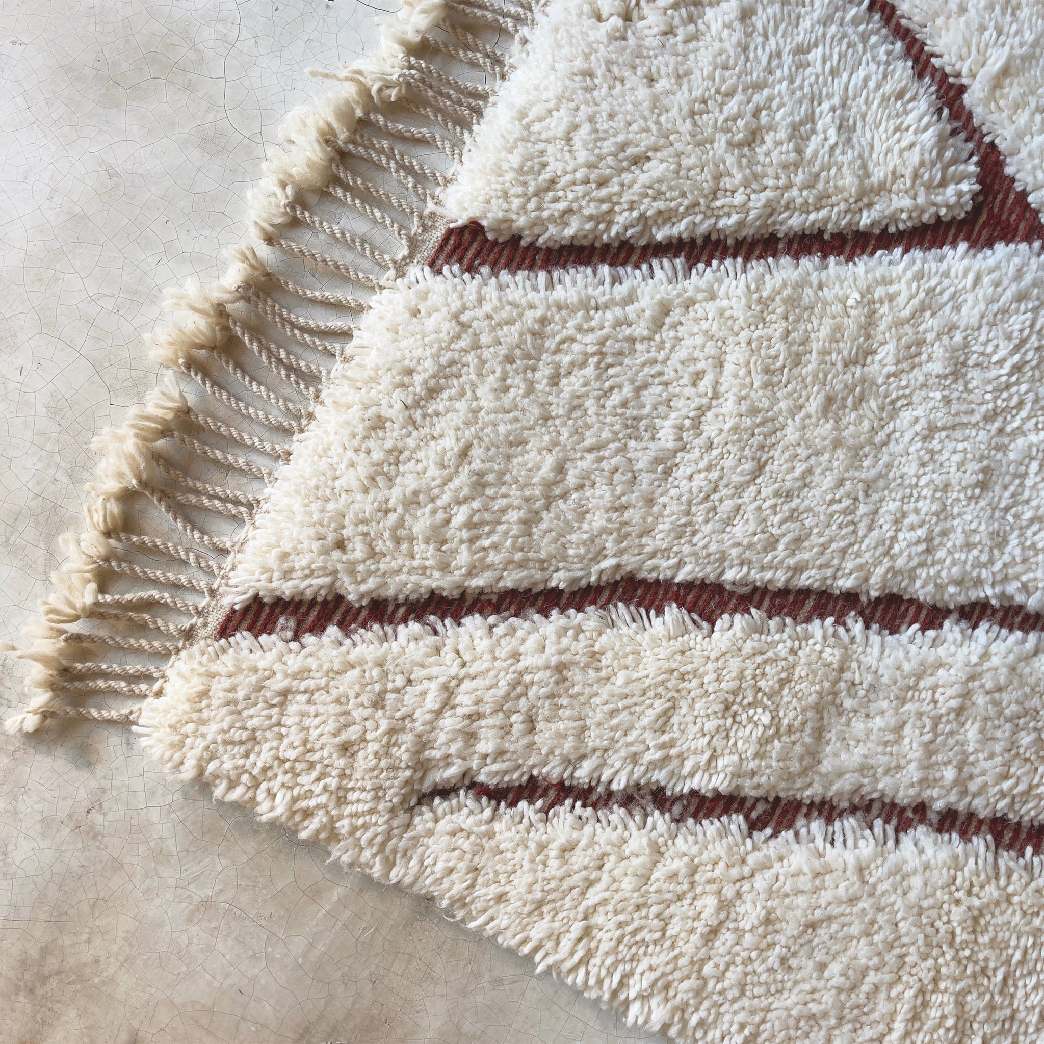Berber Beni Ouarain rug #3076 - Terracotta