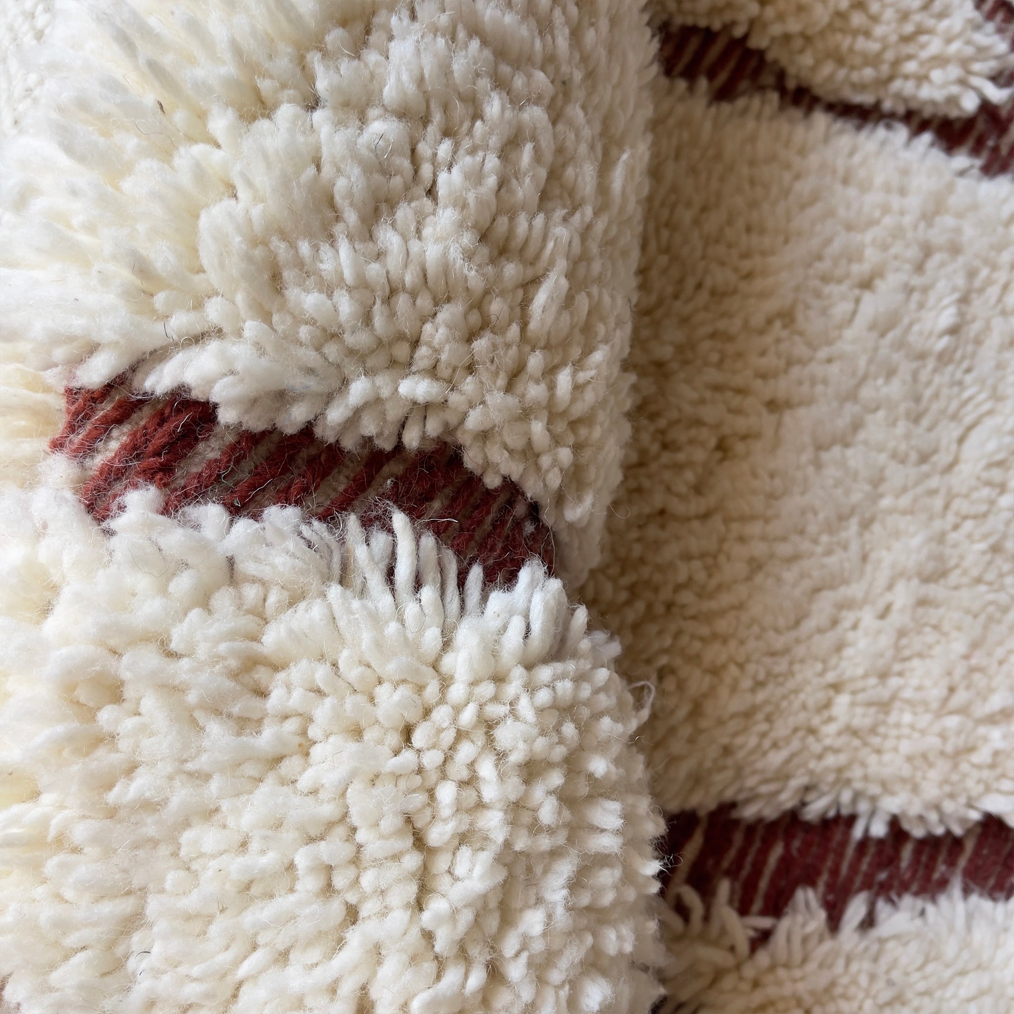 Berber Beni Ouarain rug #3076 - Terracotta