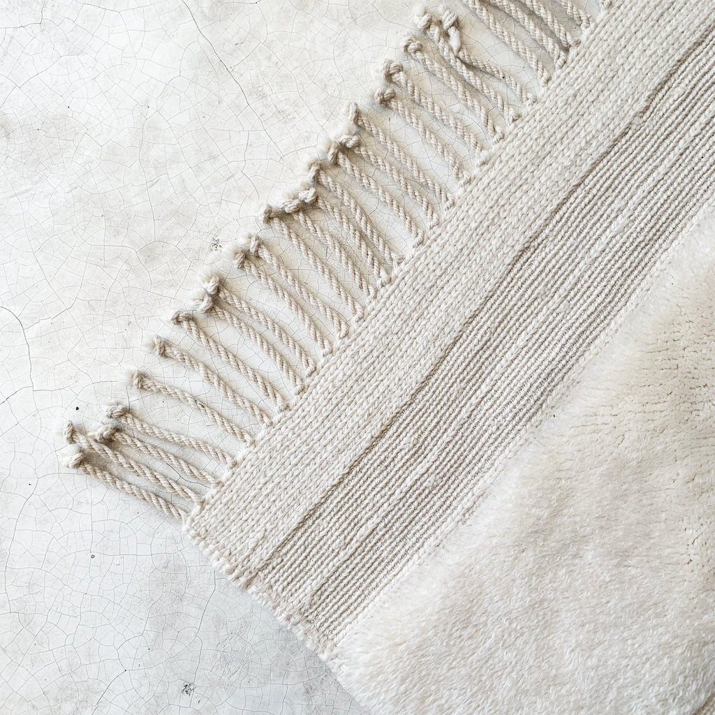 Tapis berbère couloir n°2919 - Nuage - 303 x 98 cm