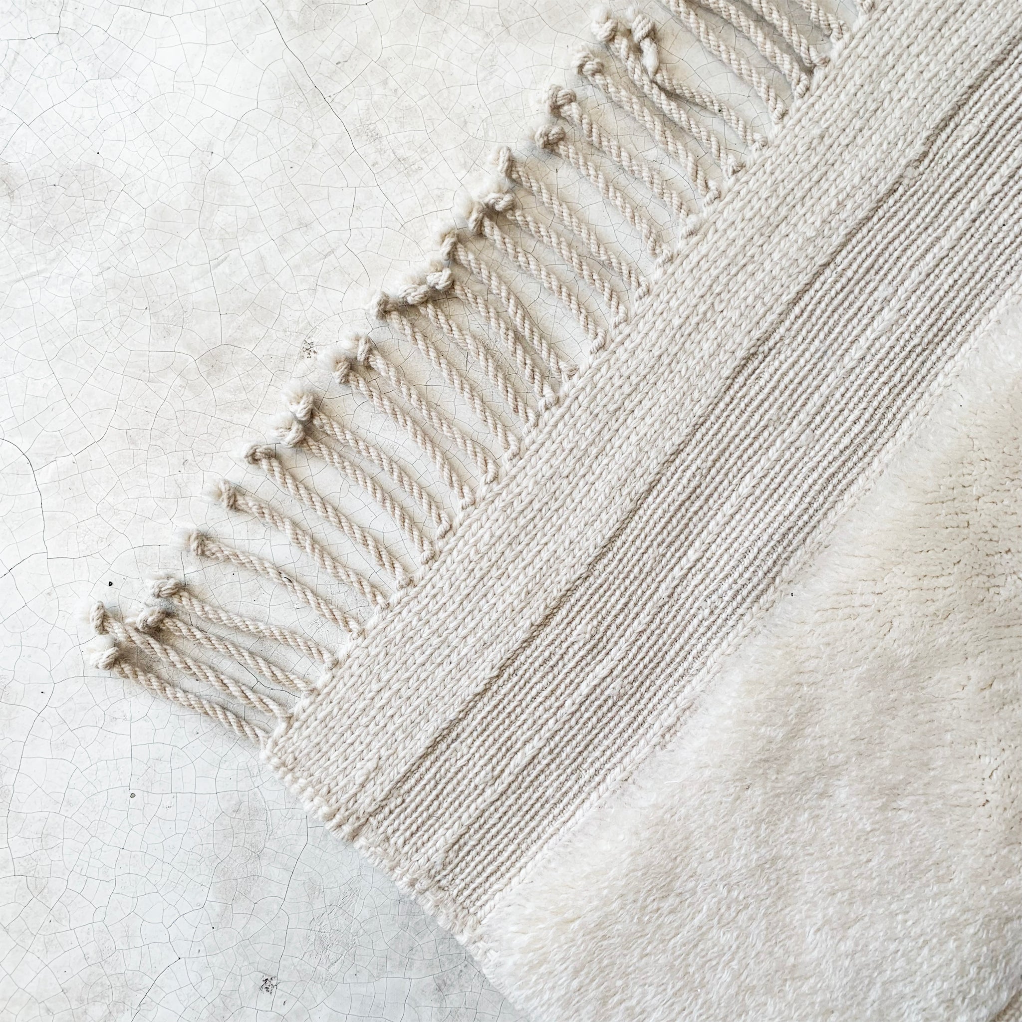 Tapis berbère couloir n°2919 - Nuage - 303 x 98 cm