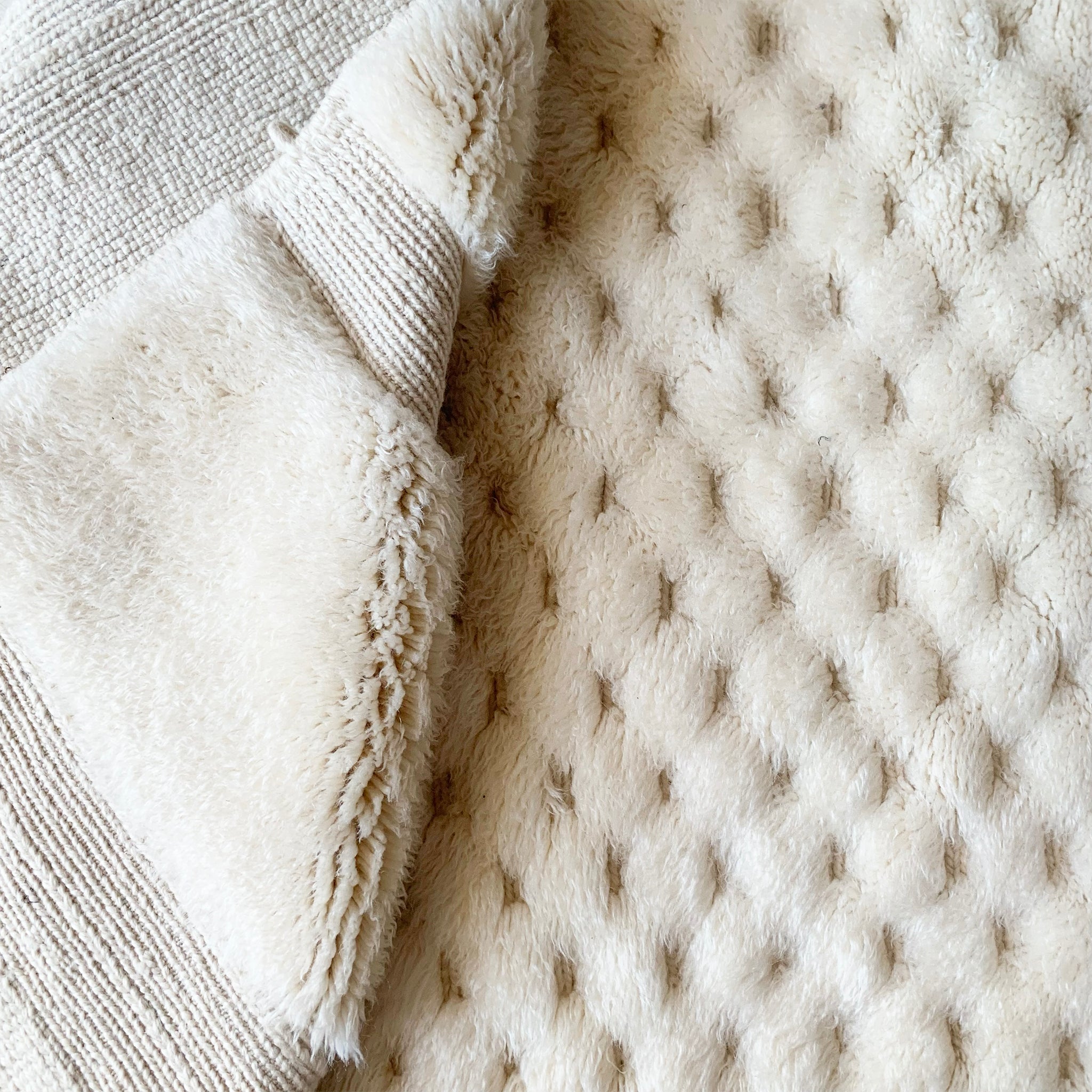 Tapis berbère couloir n°2919 - Nuage - 303 x 98 cm