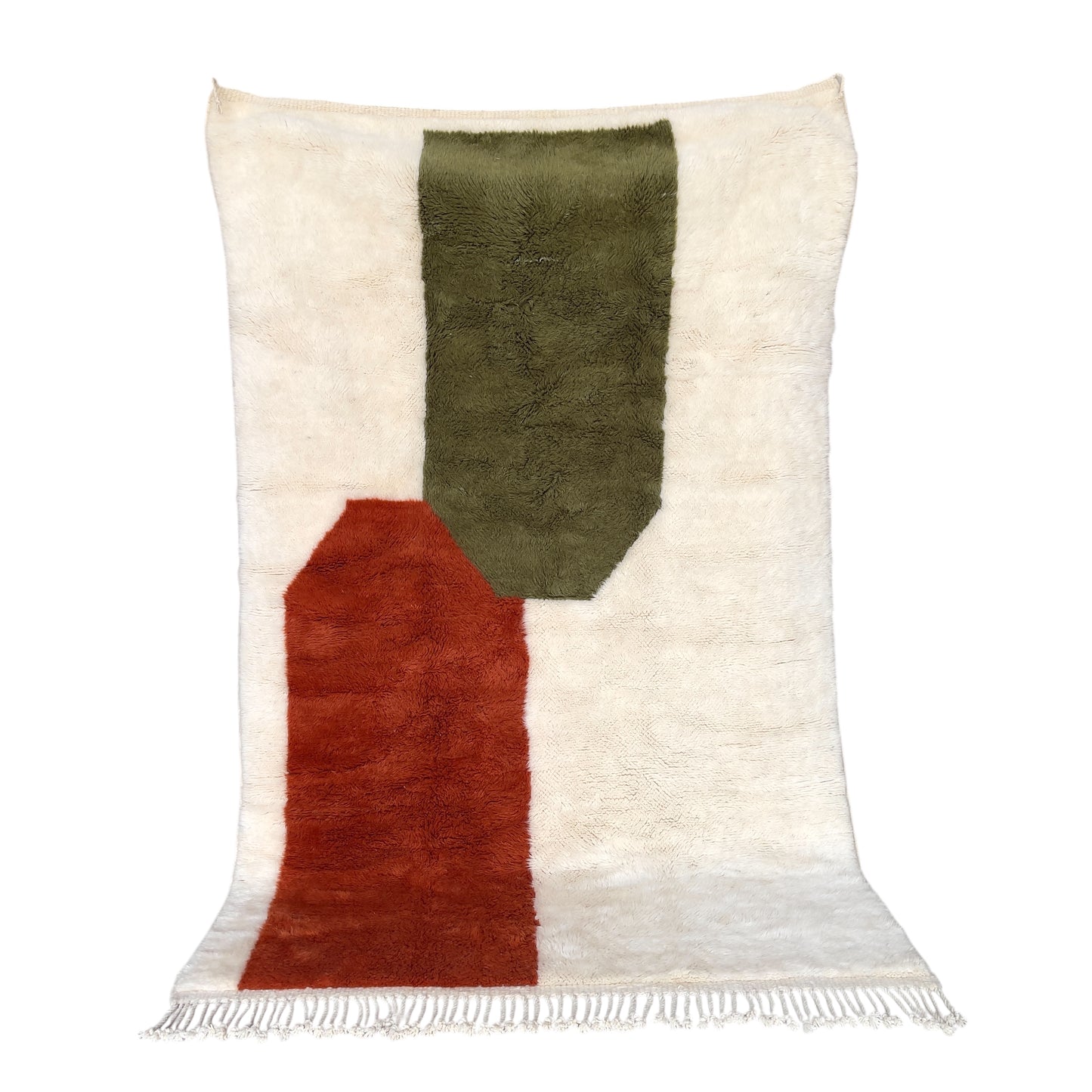 Tapis berbère Mrirt n°3136 - Acajou