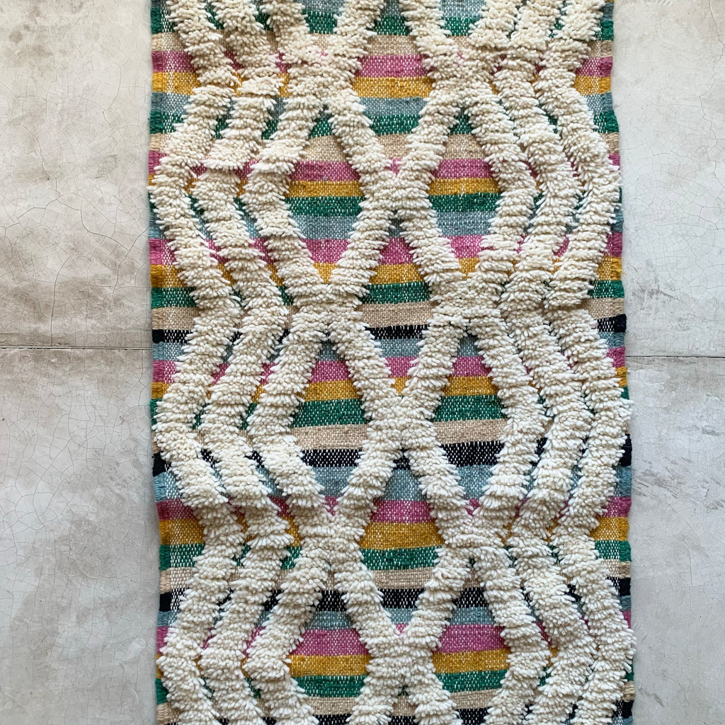 Tapis berbère couloir n°2946 - Marée - 294 x 73 cm