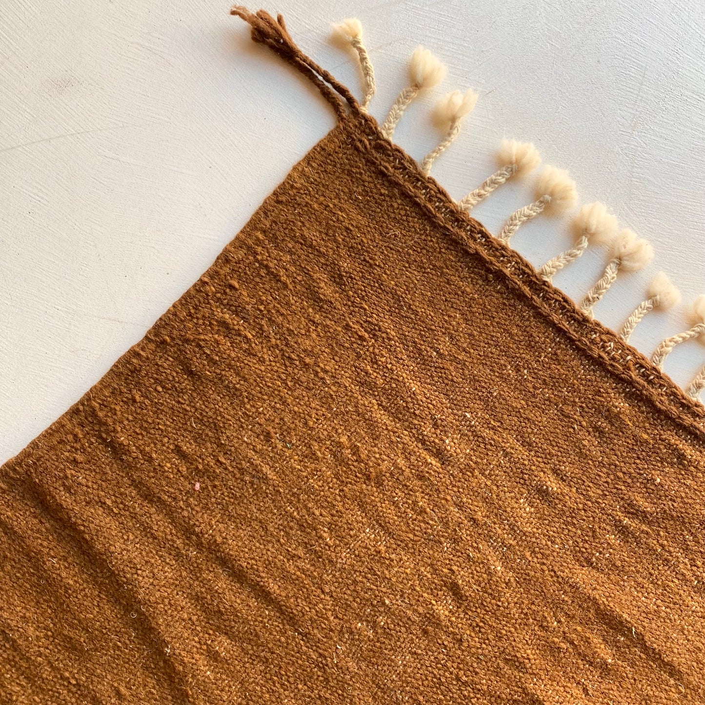 Tapis berbère Kilim n°3233 - Brownie - 246 x 171 cm