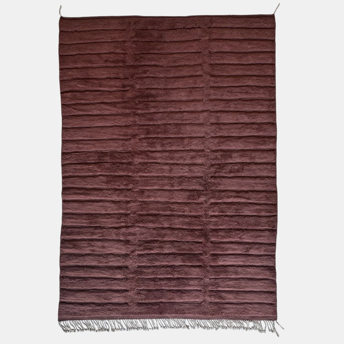 Tapis berbère Mrirt n°3346 - Amber - 340 x 236 cm