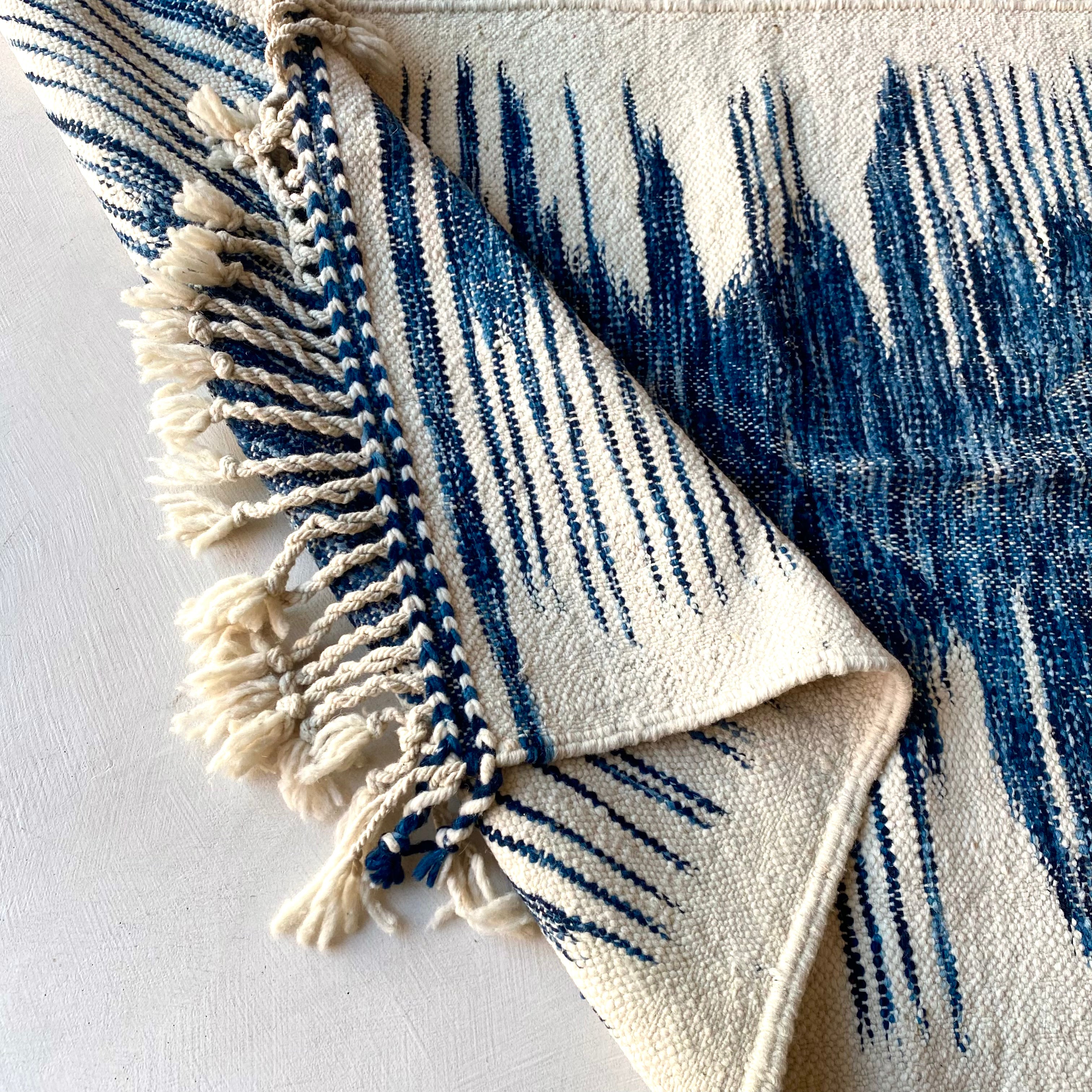 Tapis berbère Kilim n°3143- Azura - 177 x 103 cm