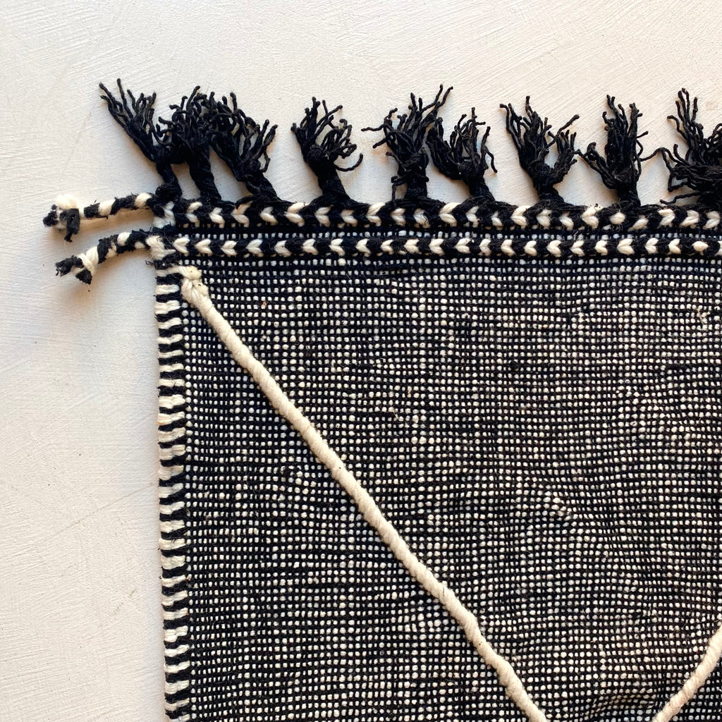 Tapis berbère Kilim n°3239 - Night - 240 x 154 cm