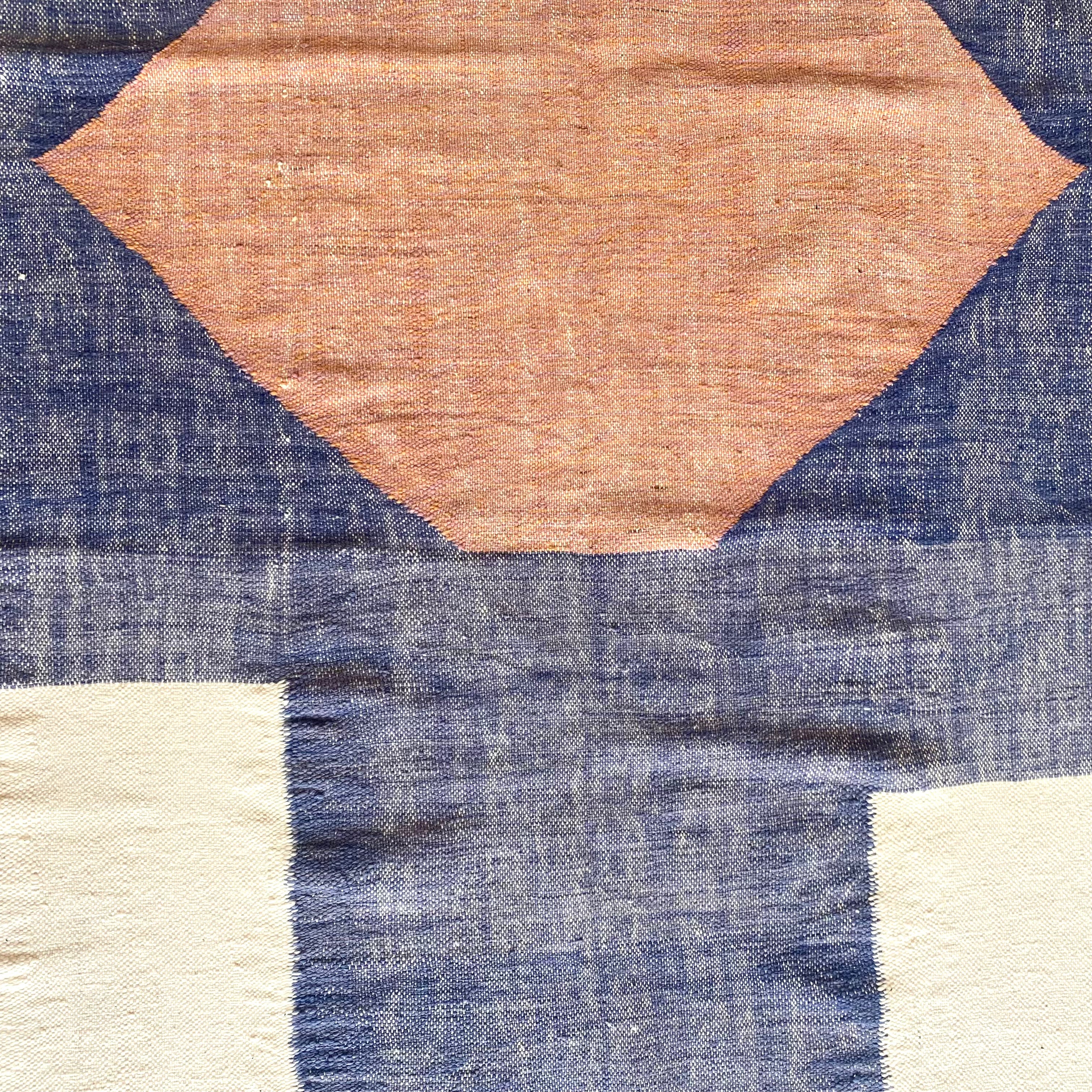 Tapis berbère Kilim n°3160 - Bird - 303 x 205 cm