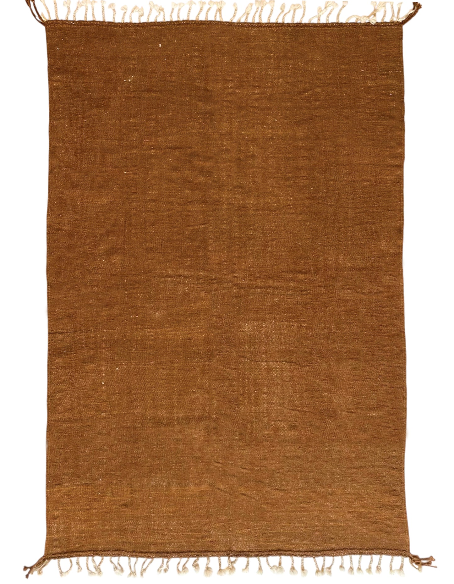 Tapis berbère Kilim n°3233 - Brownie - 246 x 171 cm