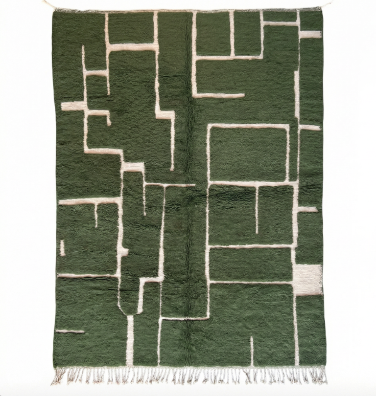 Mrirt Berber rug n°2553 - Ribbon - 320 x 218 cm