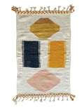 Tapis berbère Kilim n°3231 - Chalk - 158 x 98 cm