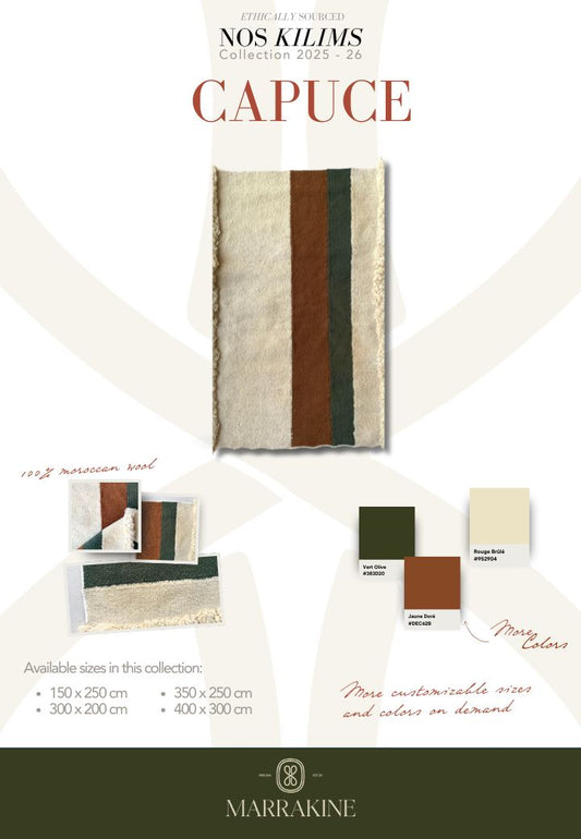 Kilim CAPUCE - Offre personnalisable