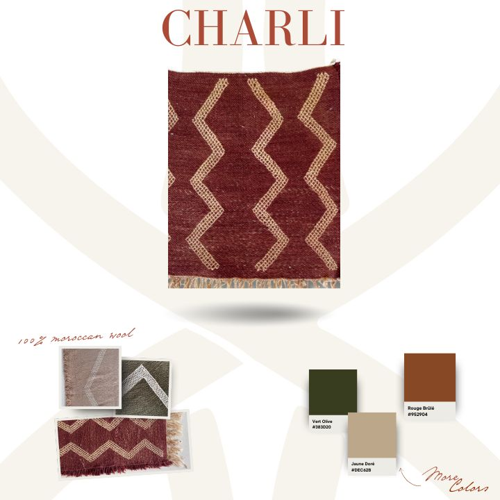 Kilim CHARLI - Offre personnalisable