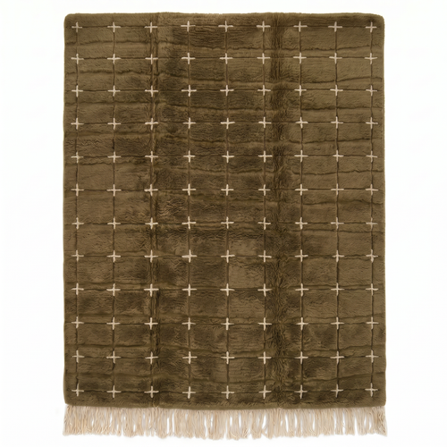 Berber Mrirt rug no. 3246 - Bamboo - 256 x 241 cm
