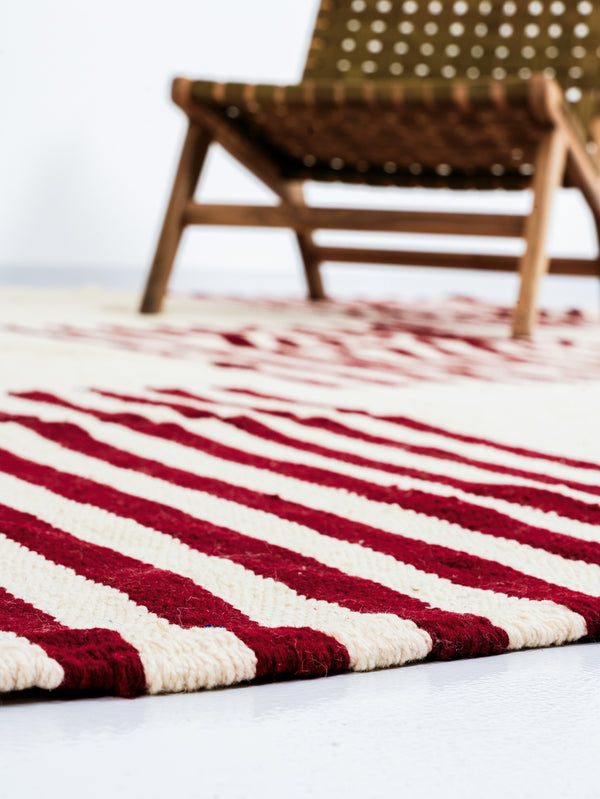 Tapis berbère Kilim N°2677 - Stripes - 353 x 249 cm