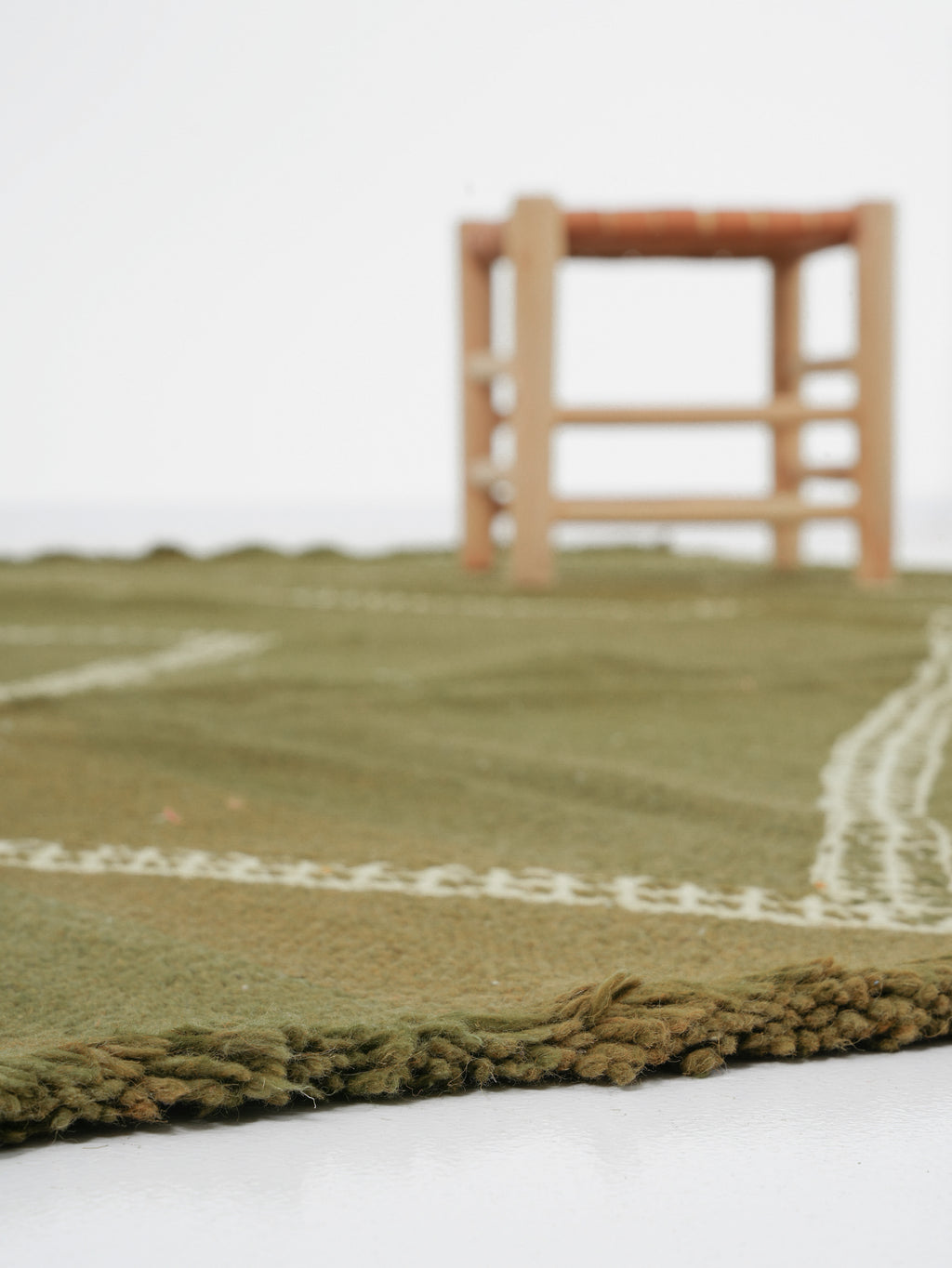 Berber rug Kilim Tazenakhat n°2740 - Basil - 307 x 218 cm