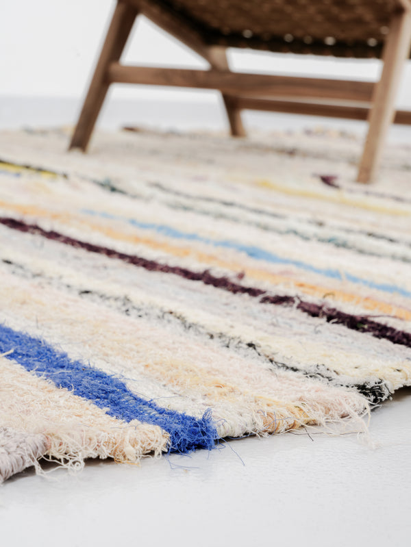 Tapis berbère Kilim Boucherouite n°2645 - Colorants - 300 x 183 cm