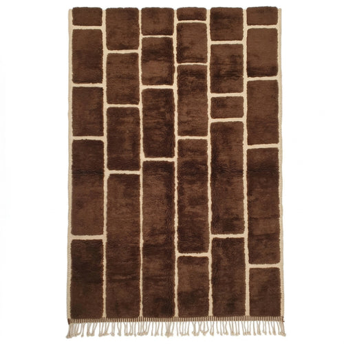 Berber Mrirt rug no. 3246 - Bamboo - 256 x 241 cm