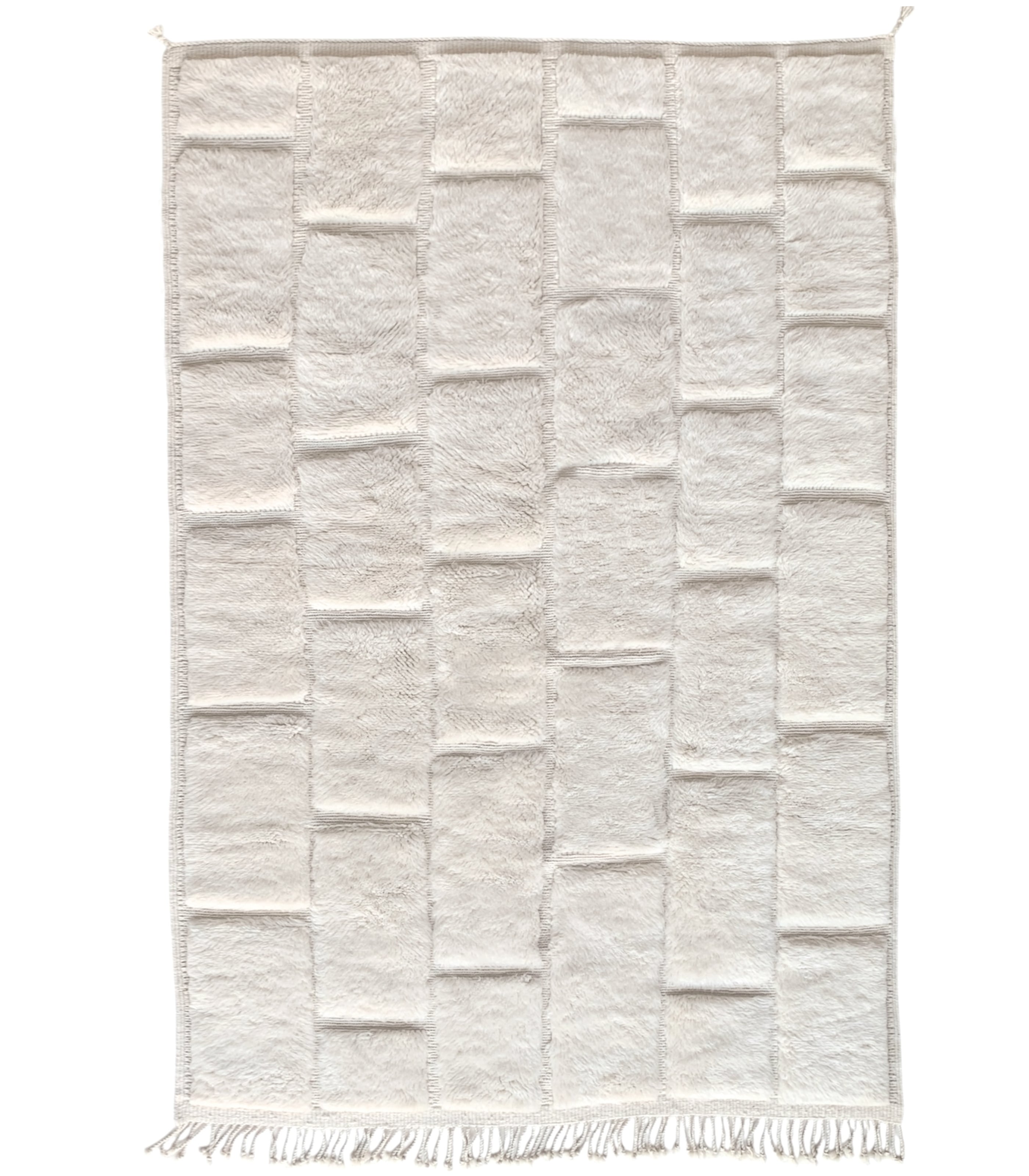 Tapis berbère Mrirt n°3183 - Luna - 249 x 149 cm
