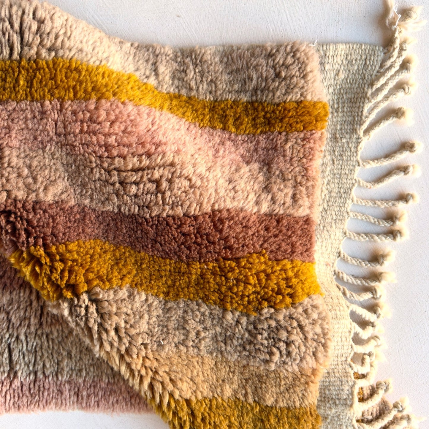 Tapis berbère Mrirt couloir n°3262- Snickers - 323 x 84 cm