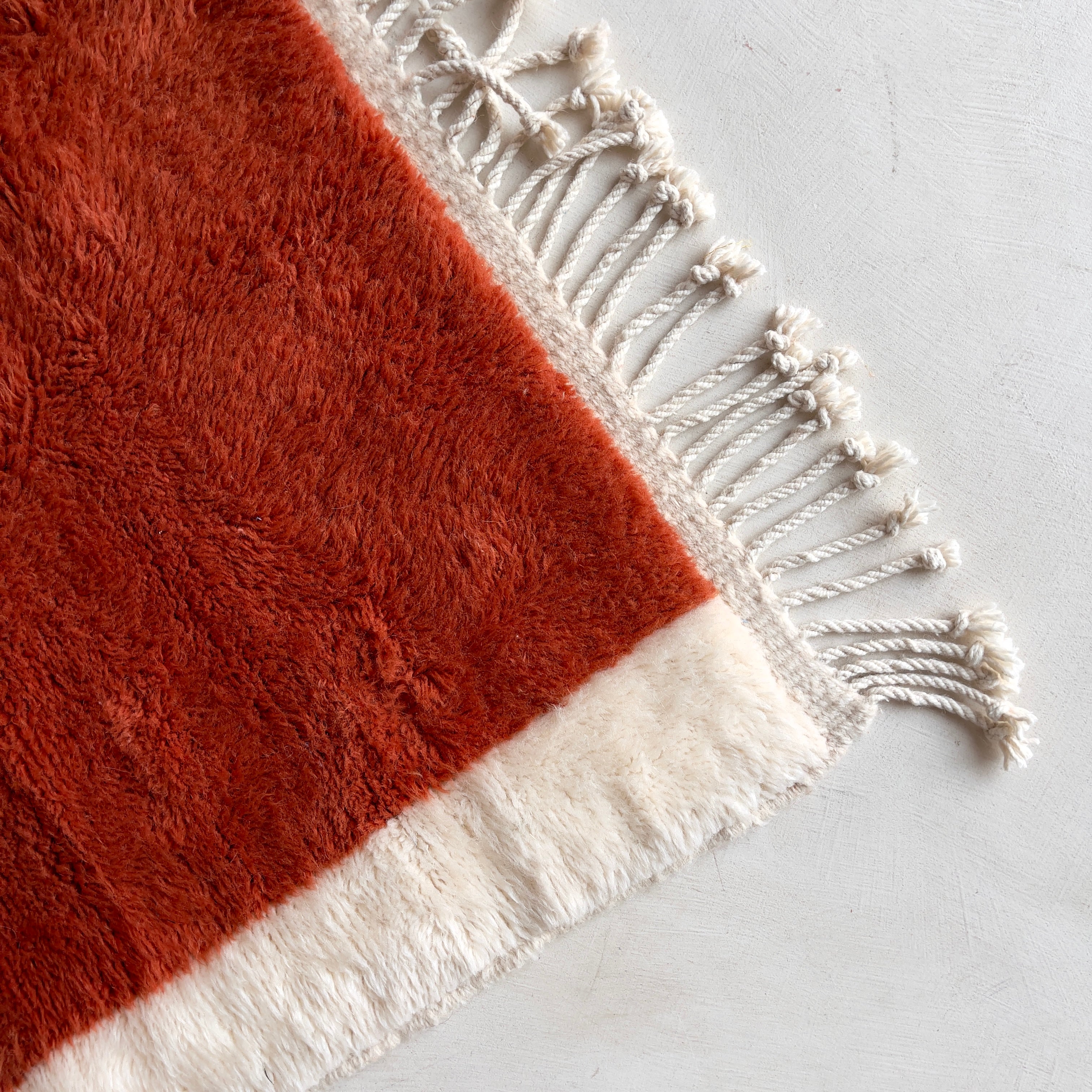 Berber Mrirt rug #3136 - Mahogany