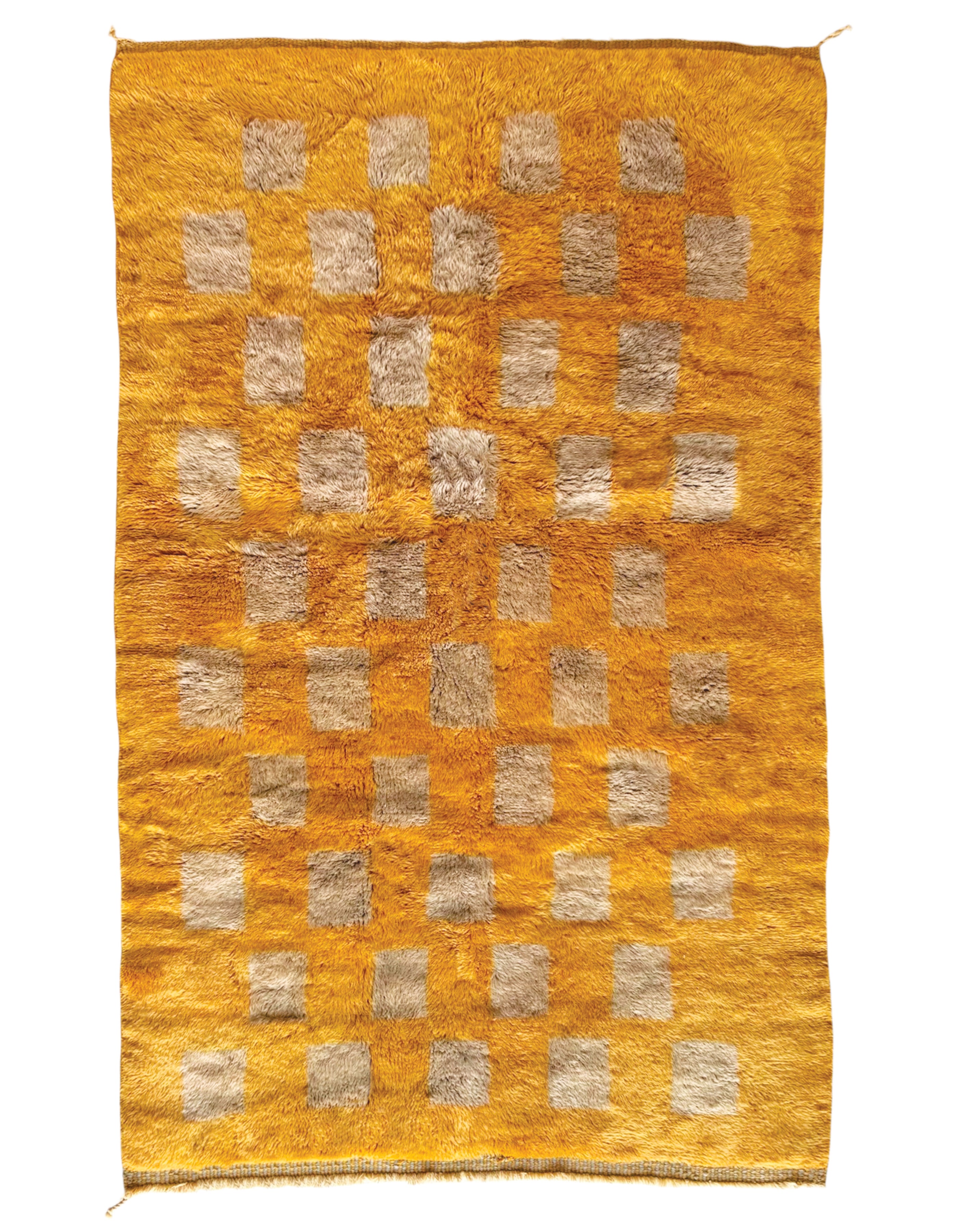 Tapis berbère Mrirt n° 3249 - Honey - 243 x 150 cm