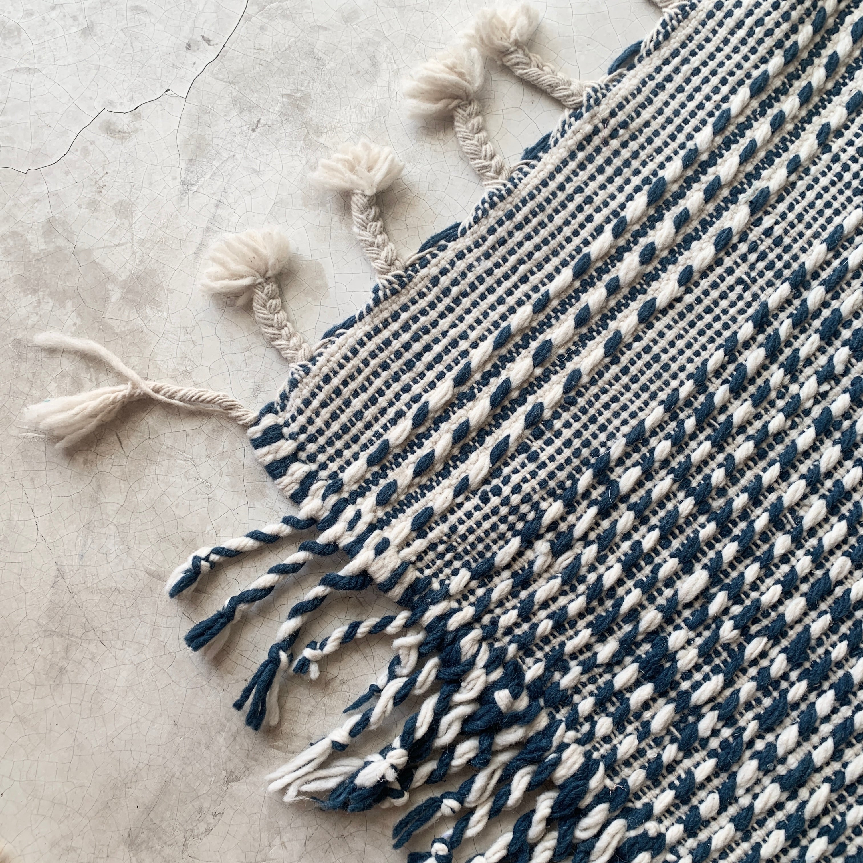 Zanafi Berber rug n°2703 - Petrol - 299 x 201 cm
