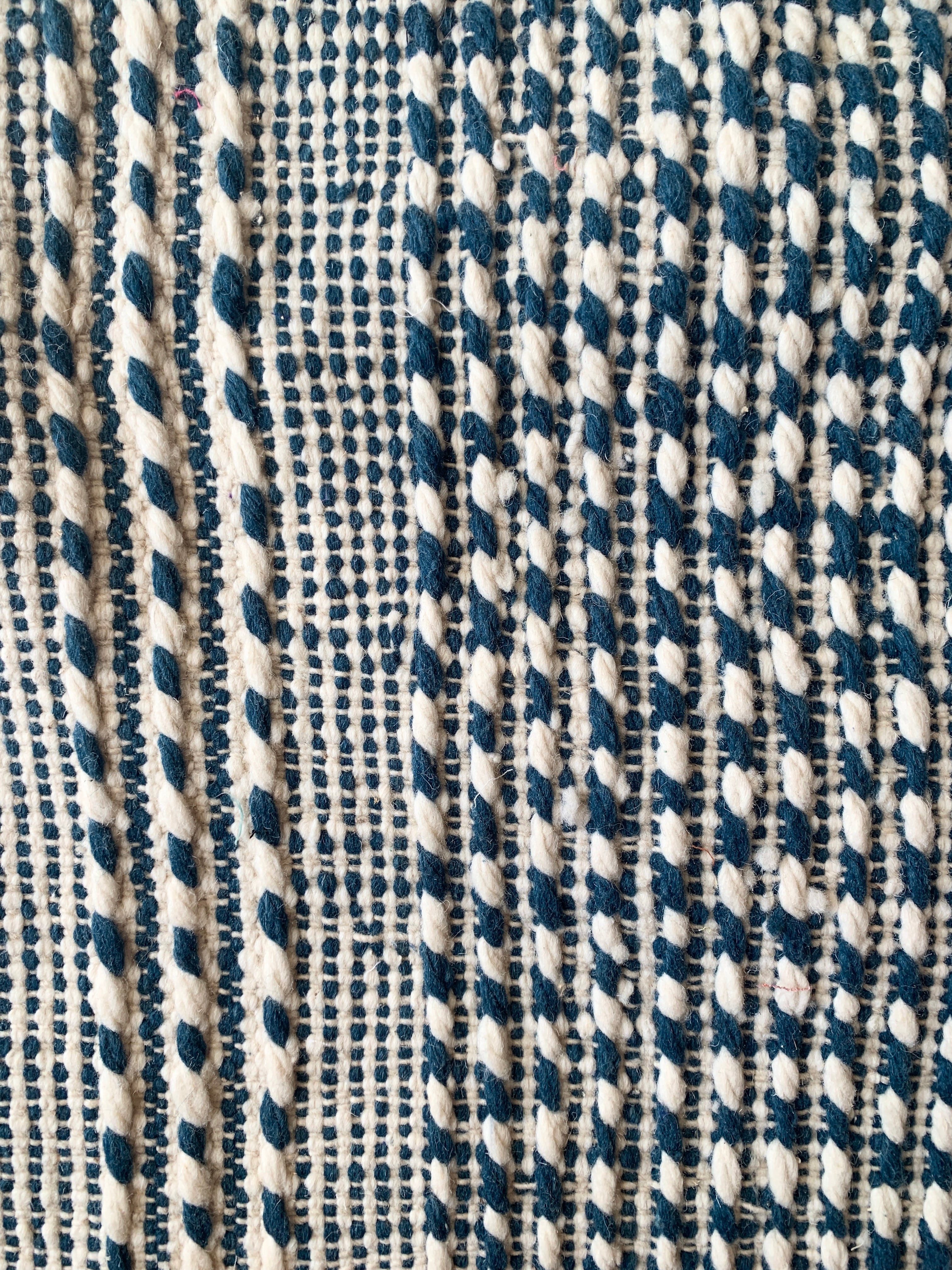 Zanafi Berber rug n°2703 - Petrol - 299 x 201 cm