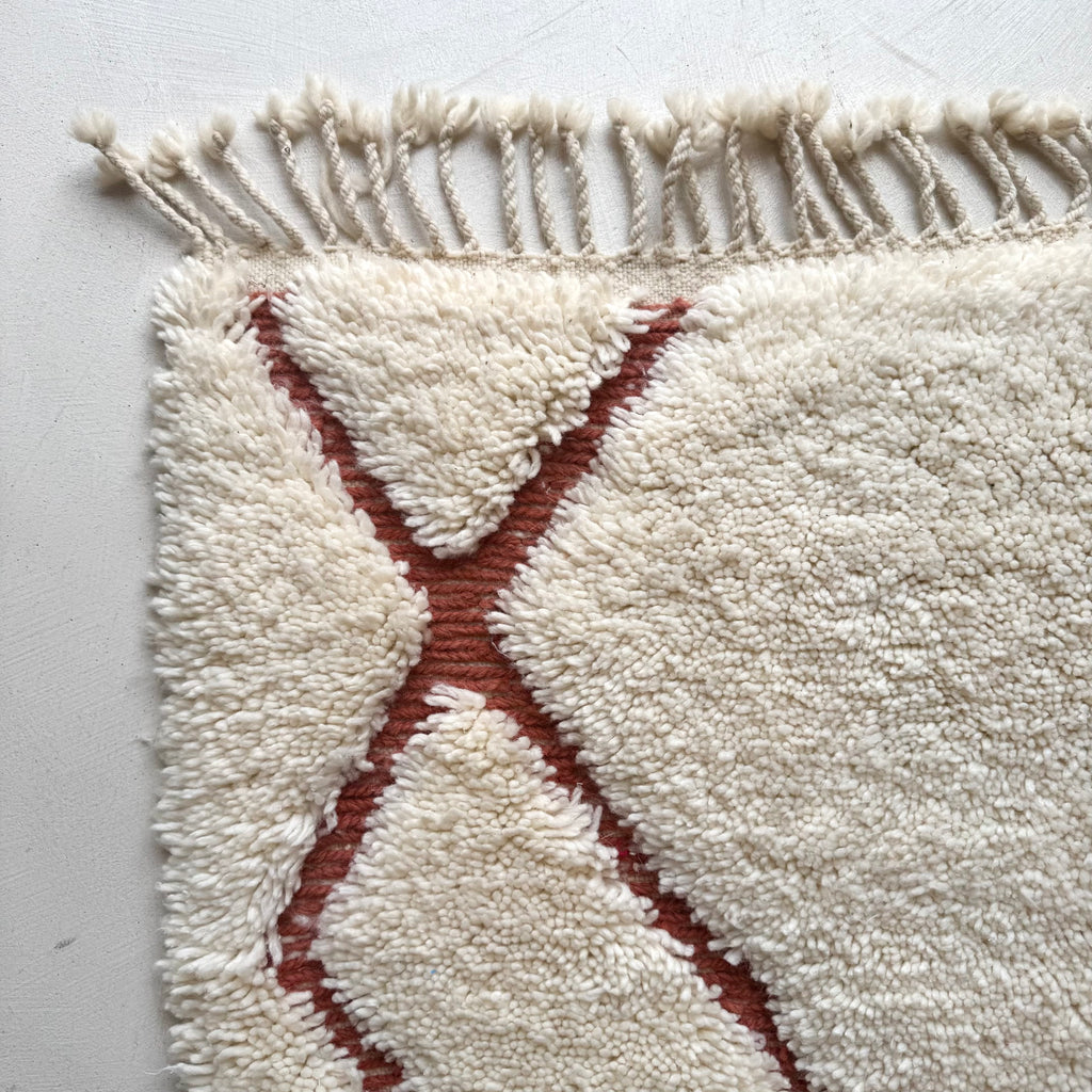 Berber Beni Ouarain Rug No. 3295 - Eclipse - 296 x 200 cm