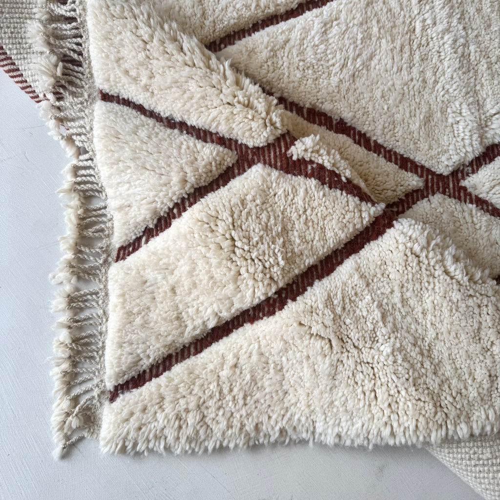 Beni Ouarain Berber Rug No. 3293 - Lareine - 239 x 159 cm