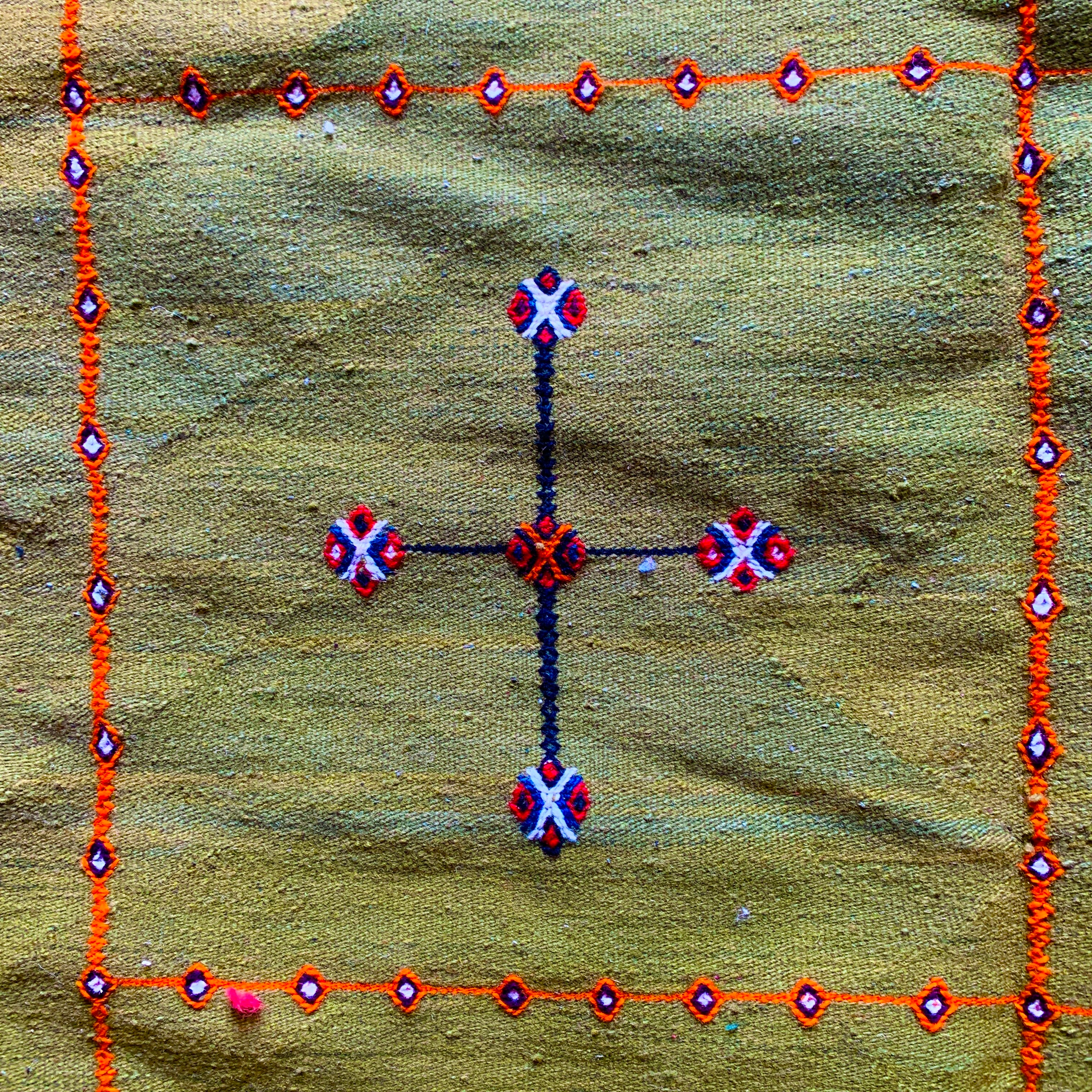 Tapis berbère Kilim Tazenakhat n°3064 - Talilit - 320 x 200 cm