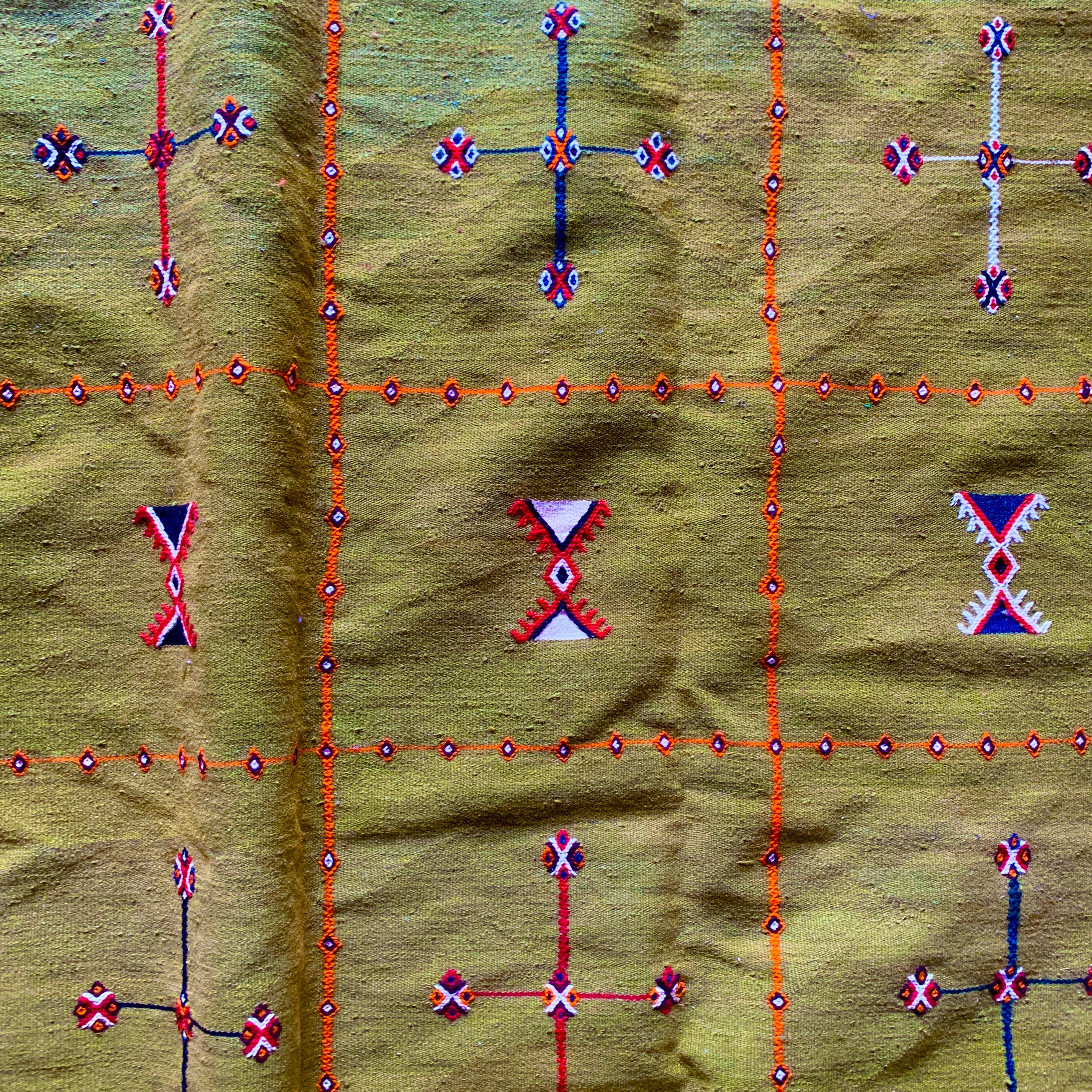 Tapis berbère Kilim Tazenakhat n°3064 - Talilit - 320 x 200 cm