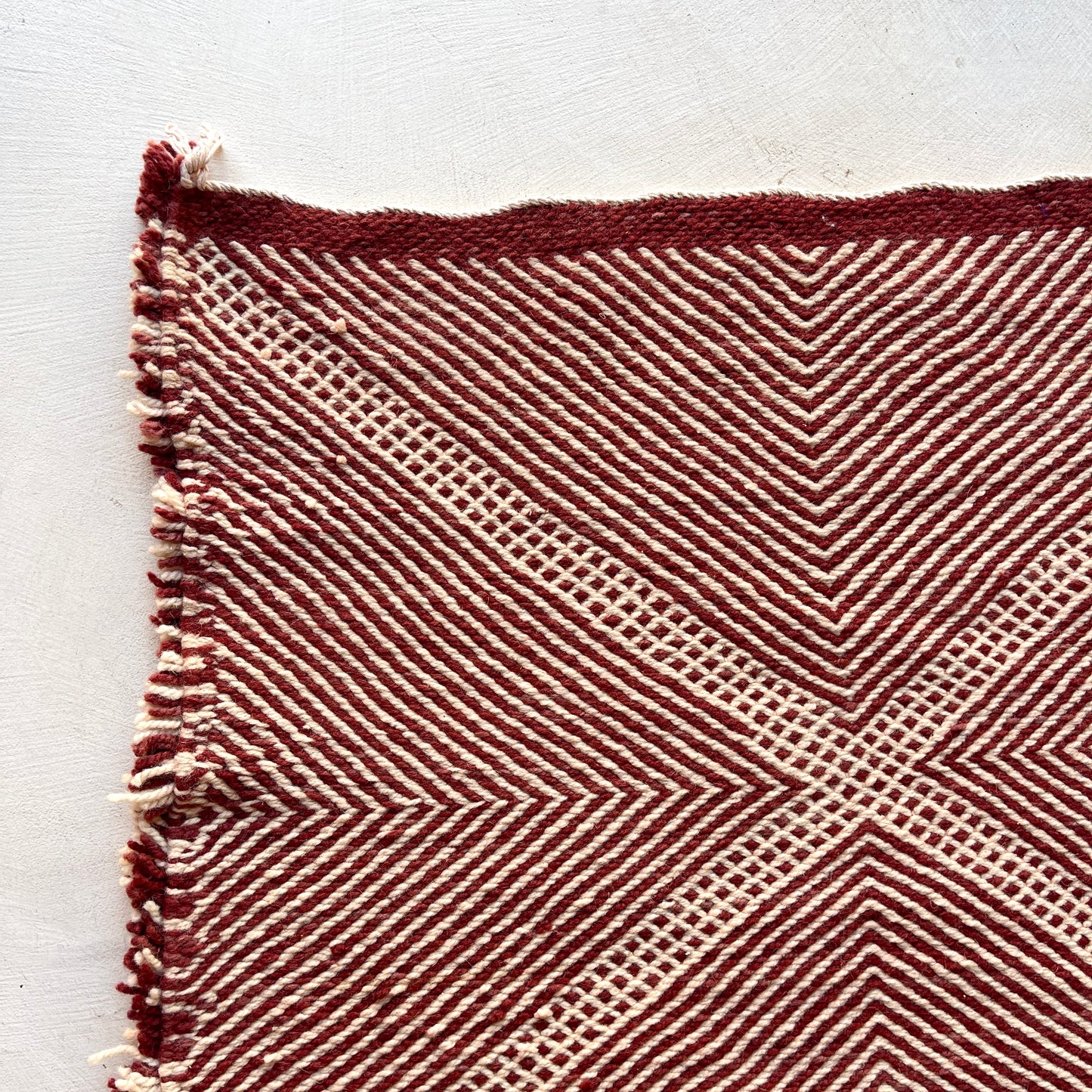 Tapis berbère Kilim n°3103 - Lipstick - 431 x 304 cm