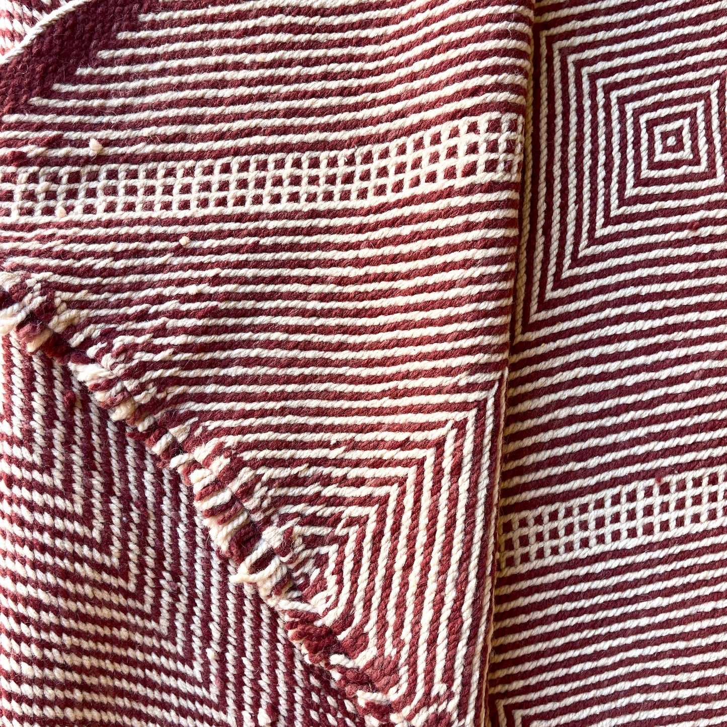 Tapis berbère Kilim n°3103 - Lipstick - 431 x 304 cm