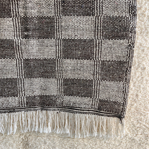 Berber Kilim zanafi rug n°2515 - Smoke - 144 x 102 cm