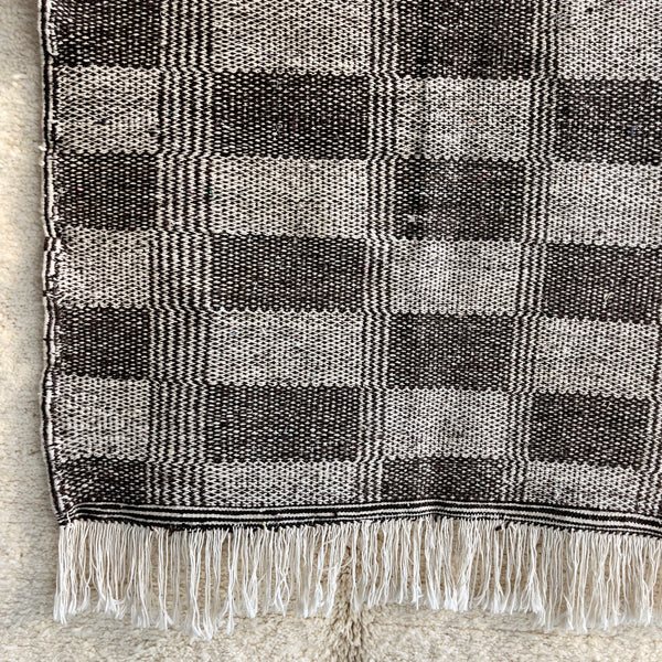 Berber Kilim zanafi rug n°2515 - Smoke - 144 x 102 cm