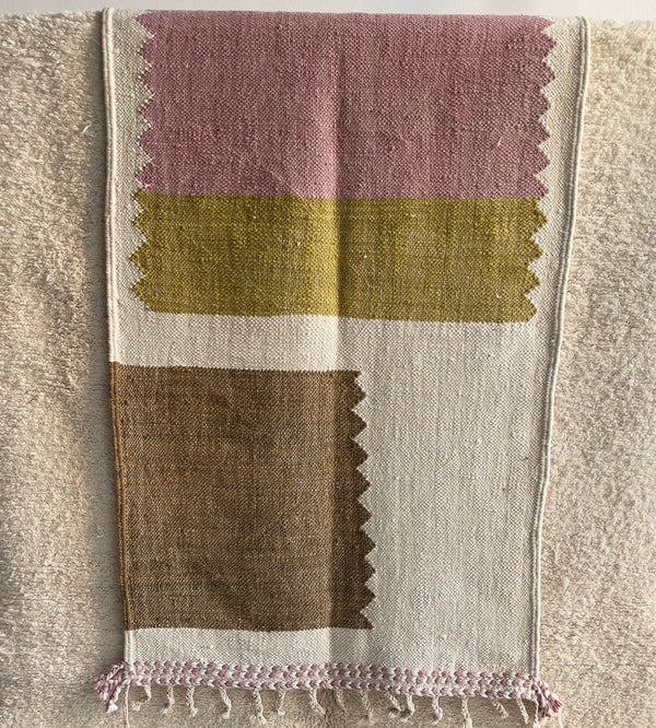 Berber Kilim rug n°2870 - Sepia - 162 x 100 cm