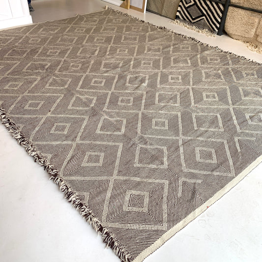 Tapis berbère Kilim n°3098 - Seyra - 397 x 294 cm