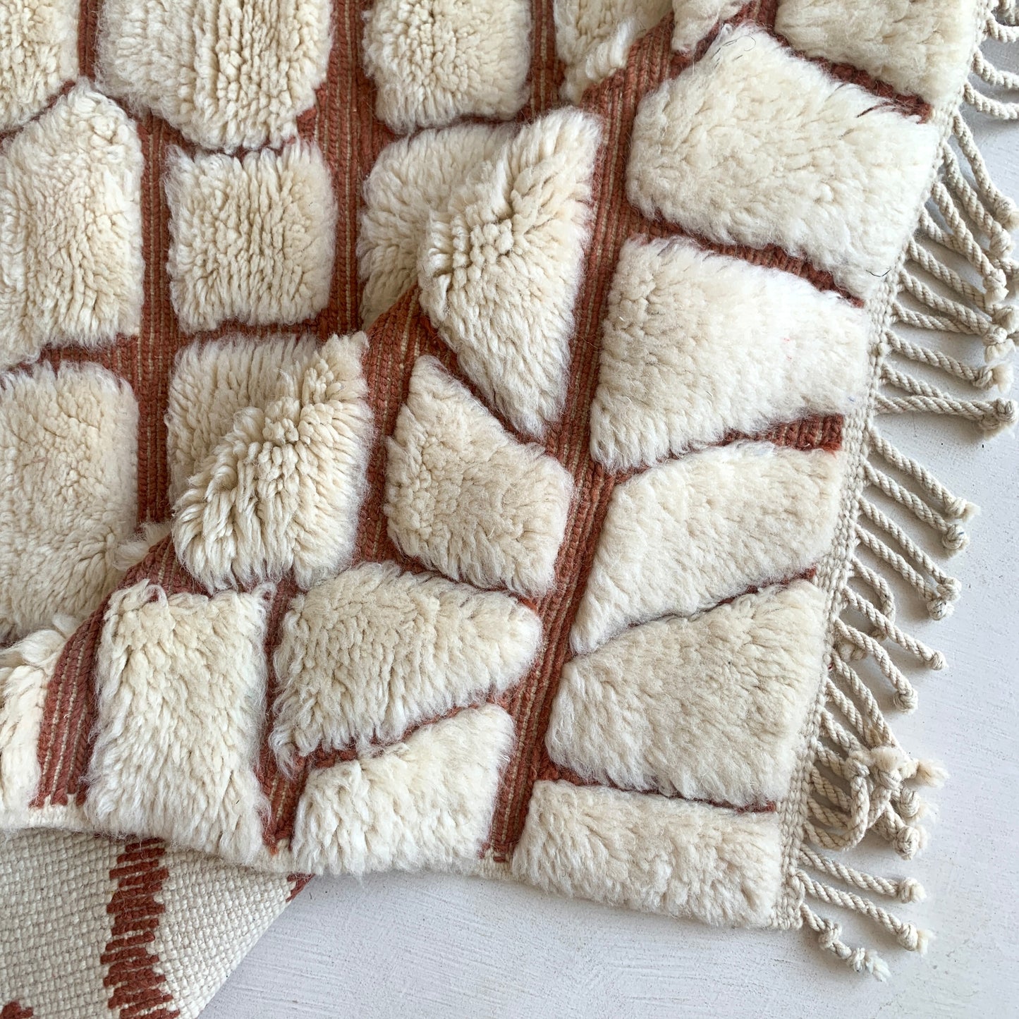 Tapis berbère Mrirt n°3123 - Kssar - 155 x 110 cm