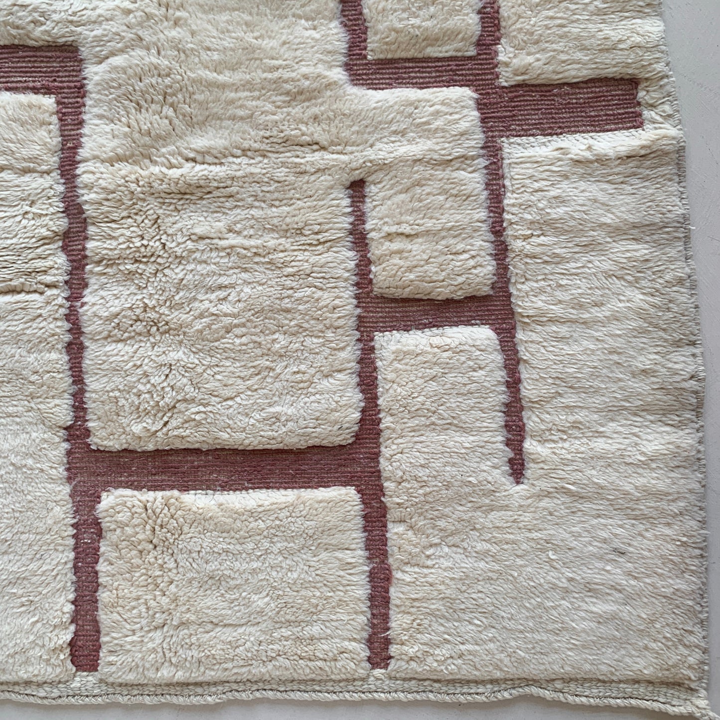 Tapis berbère Mrirt n°3126 - Rusty - 290 x 212 cm