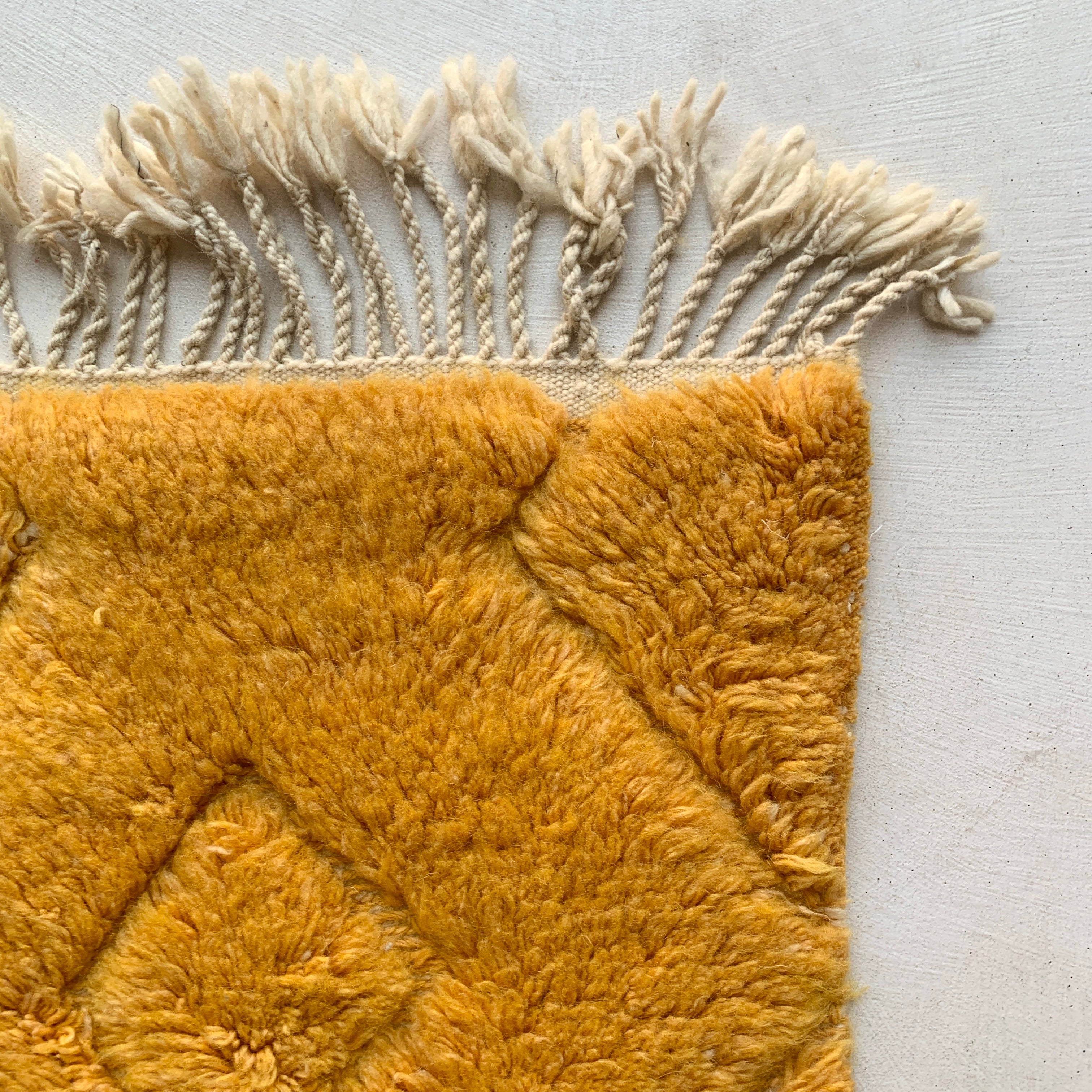 Tapis berbère Mrirt n°3125 - Safran - 313 x 202 cm