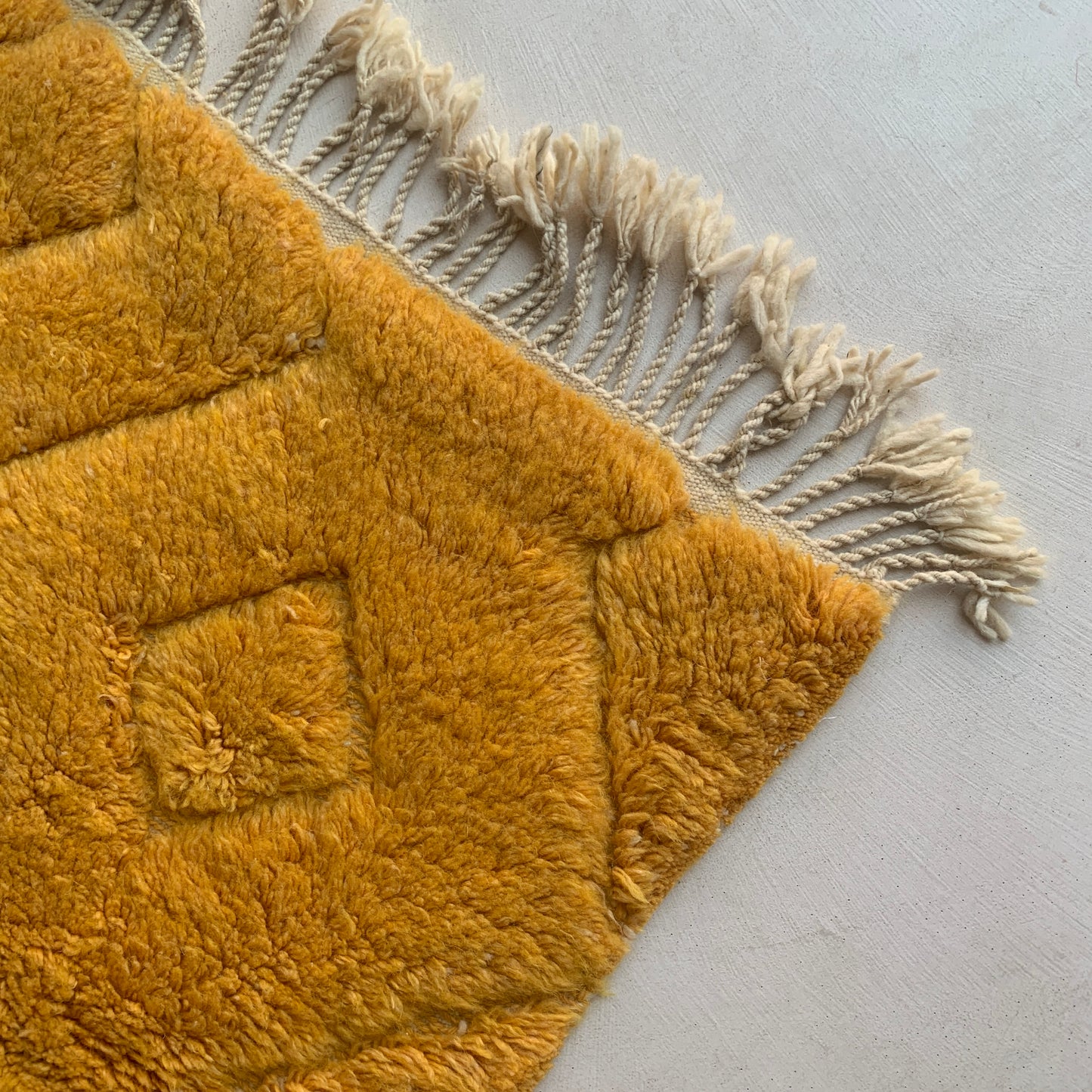 Tapis berbère Mrirt n°3125 - Safran - 313 x 202 cm